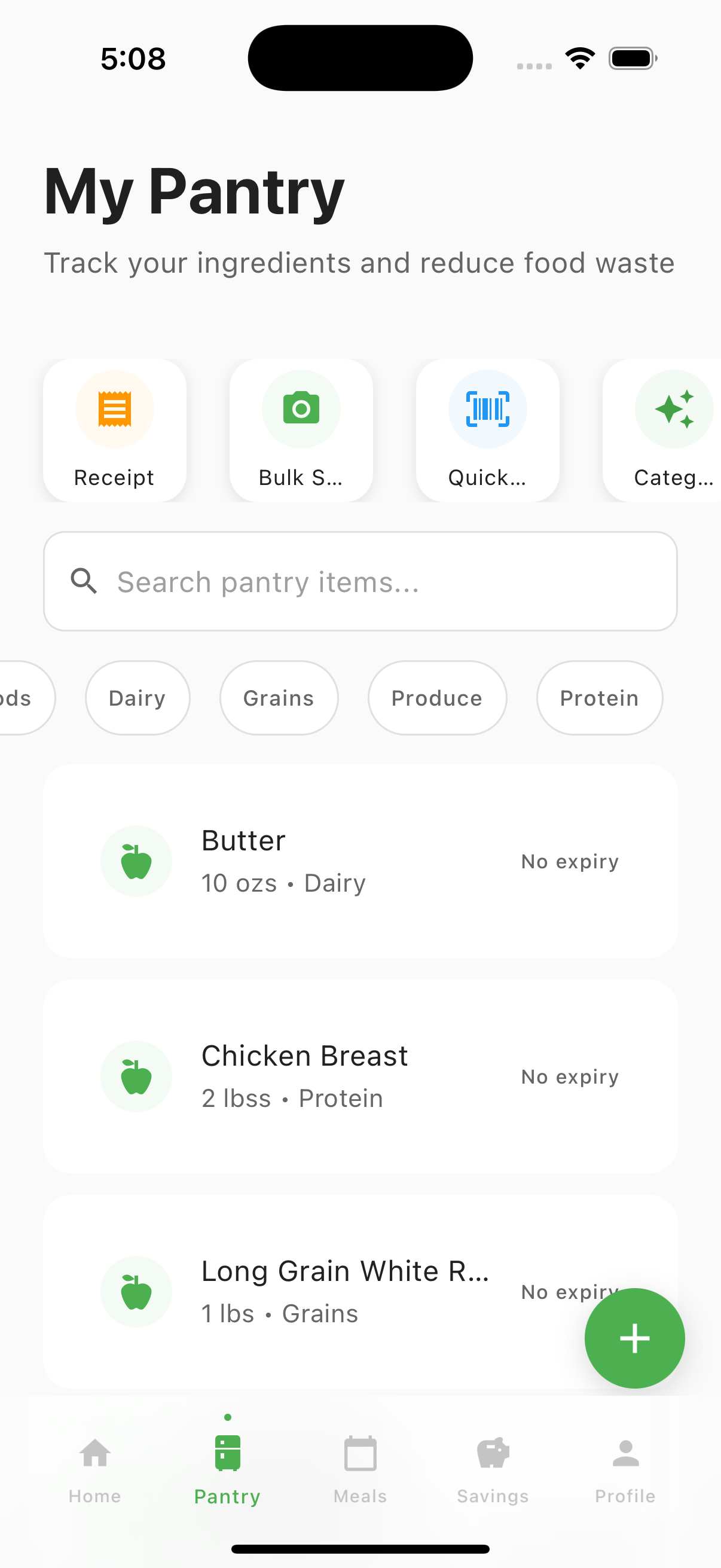 Pantry Management